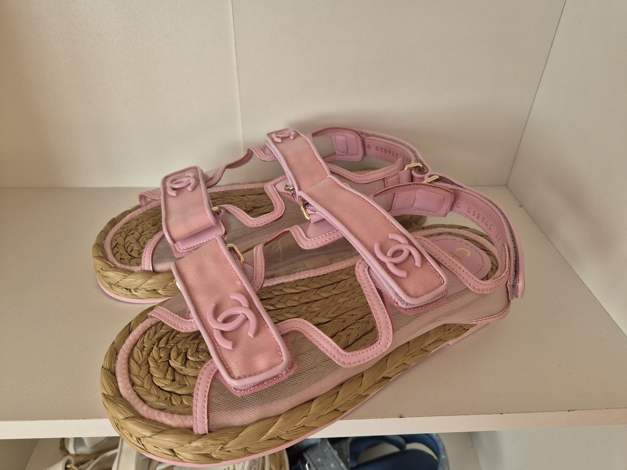Chanel сандали ест.кожа