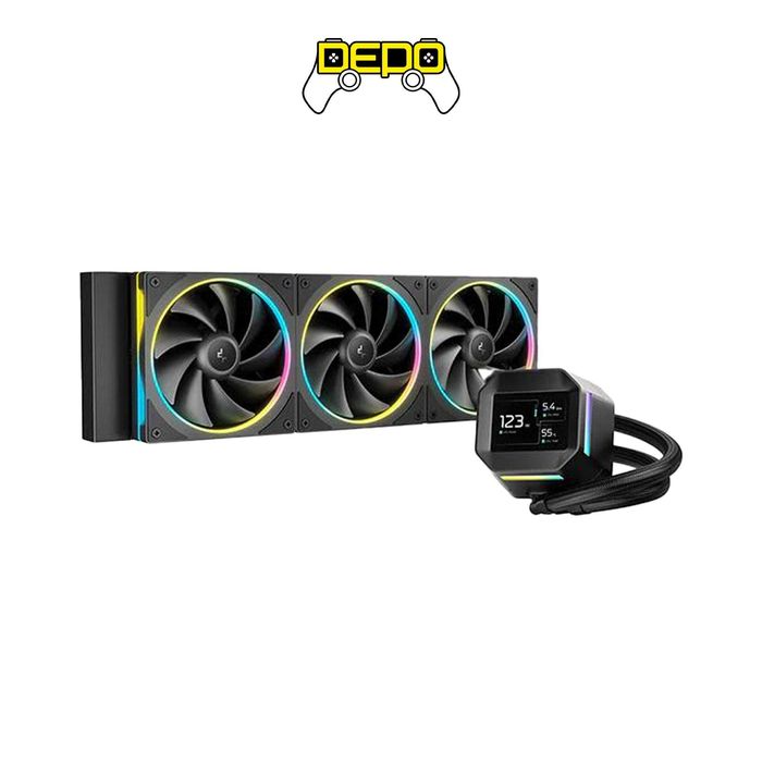 Водяное охлаждение от DeepCool - LM360 Black and White