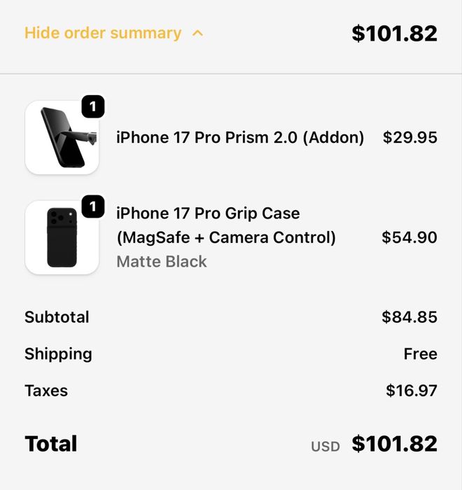 Dbrand Iphone 17 pro case. Калъф с протектор за камерата