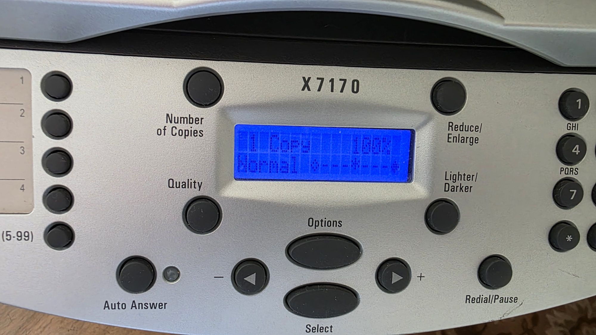 Принтер скенер копир факс Lexmark X7170