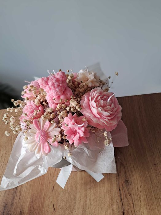 Ръчно направени свещички от соев восък