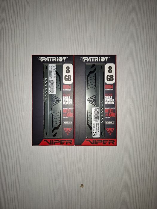 Оперативная память ddr4 2x8gb 3200МГц