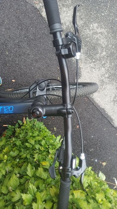 Vand Rockrider ST 120 unisex, marimea M negru fumuriu, roti 27.5 inch