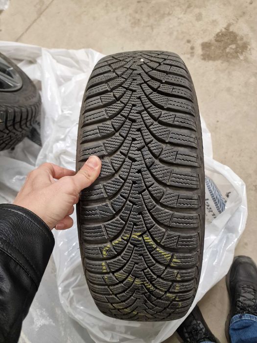 4 бр зимни гуми Goodyear Ultra Grip 9+ 195/55/16 87T (на 2 сезона)