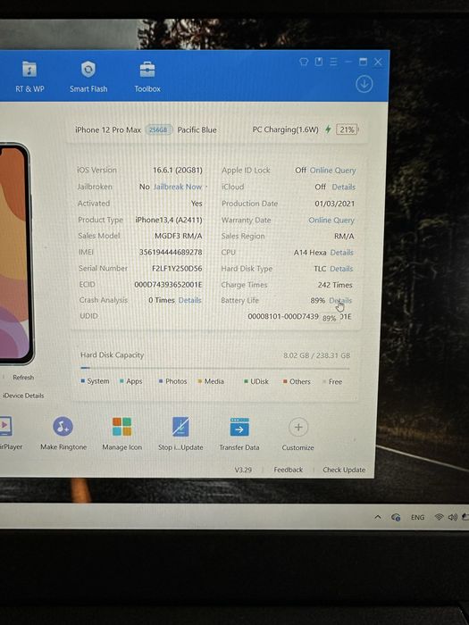 Iphone 12 PRO MAX 256GB impecabil