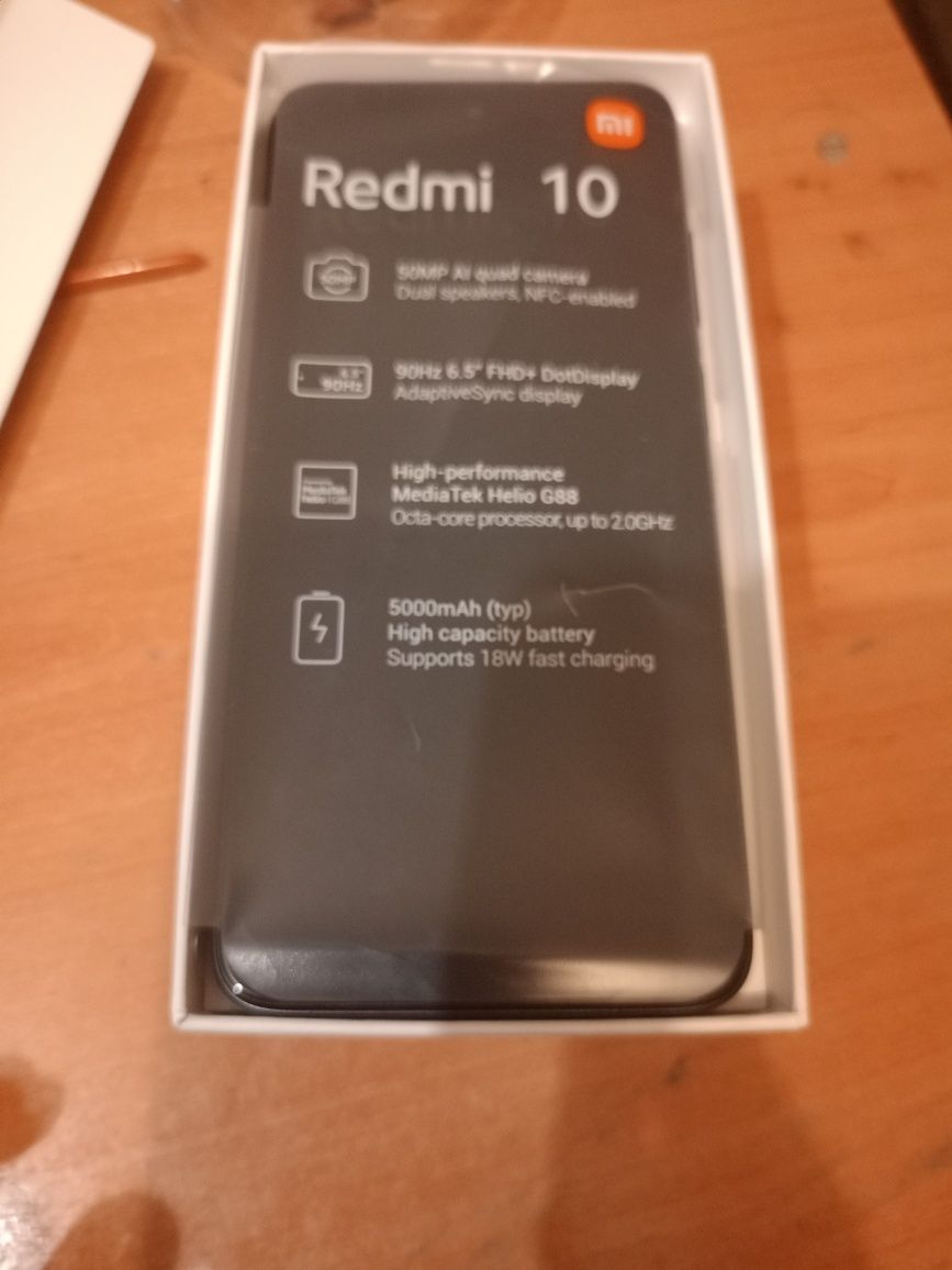 Redmi 10 Carbon Gray 4GB Ram 64 GB Rom