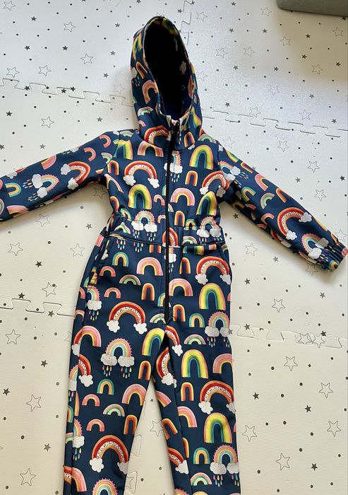 Salopeta softshel cu gluga (marimea 92)