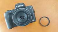 canon eos M50  mirrorless + accesorii