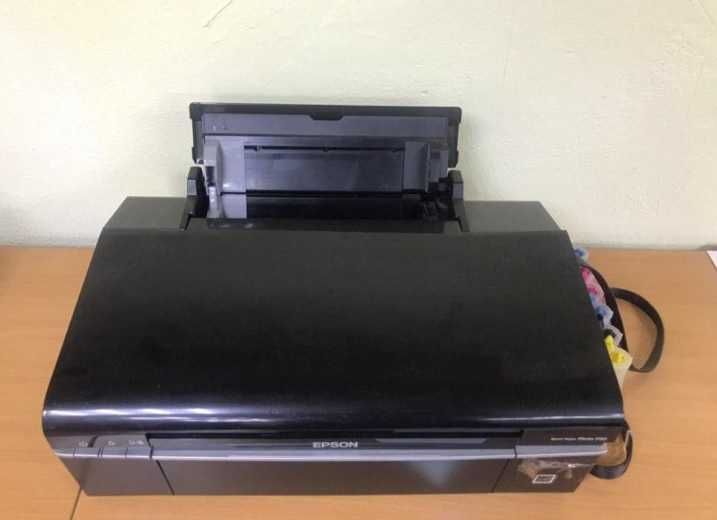 Epson P50 струйный шестицветный принтер, новое СНПЧ, заправлен