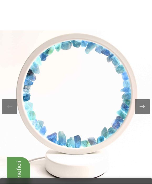 Lampa ambientala cu cristale