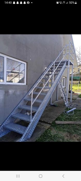 Scară zincata galvanizata la comandă oriunde în tara oferim și montaj