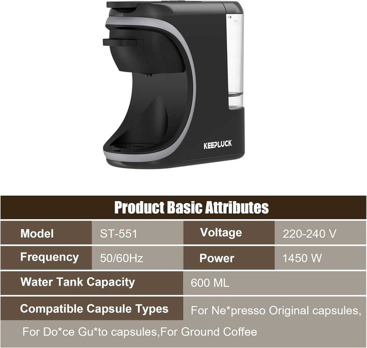 Многофункционална кафемашина, капсули Nespresso, Dolce Gusto и мляно