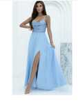 Rochie lunga albastra