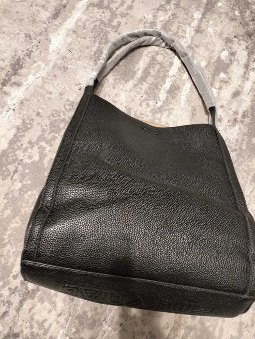 Geanta umar dama din piele ecologica Negru 30 x 31 x 12 cm