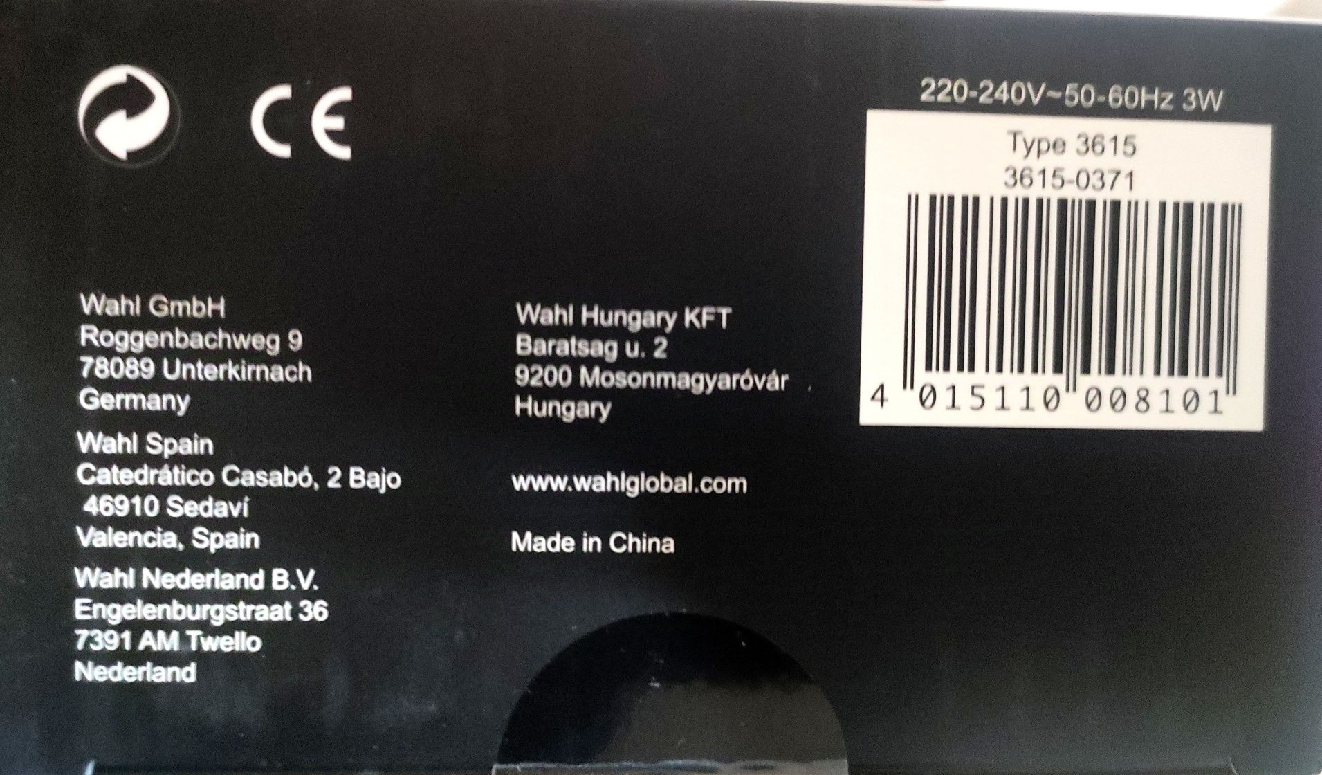 Для бритья Wahl Travel Shaver Mobile