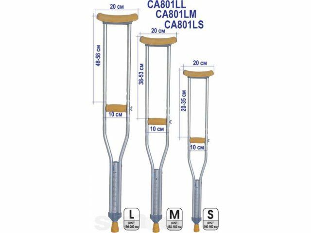 Костыли подмышковые и локтевые хорошего качества сделаны в Узбекистане