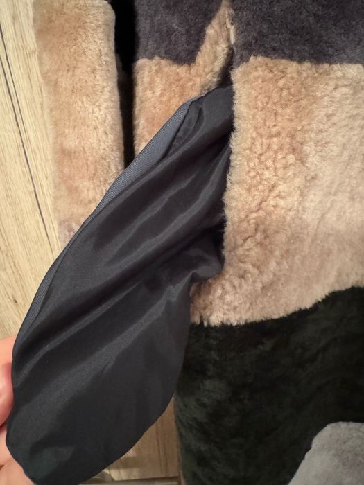 Palton din blana naturala de miel merinos A&A vesa