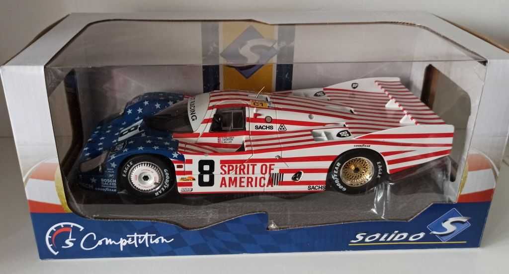 Macheta Porsche 956 LH USA Le Mans 1986 - Solido 1/18