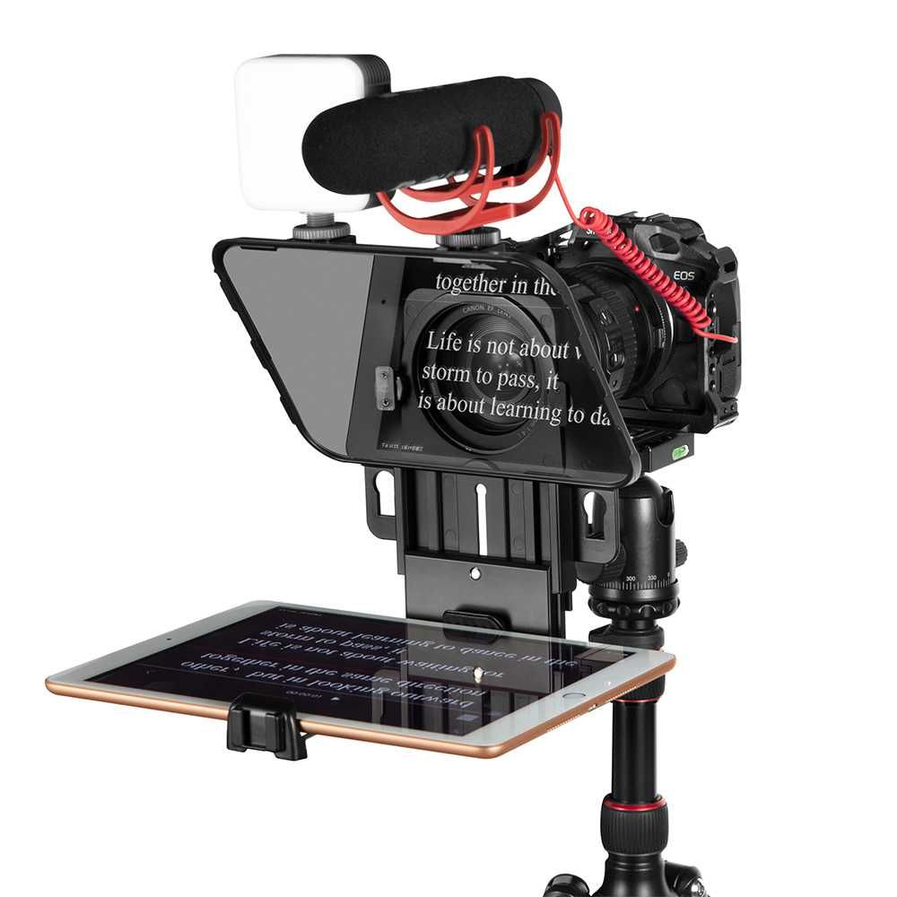 Teleprompter Portabil pentru Tableta / Smartphone / DSLR