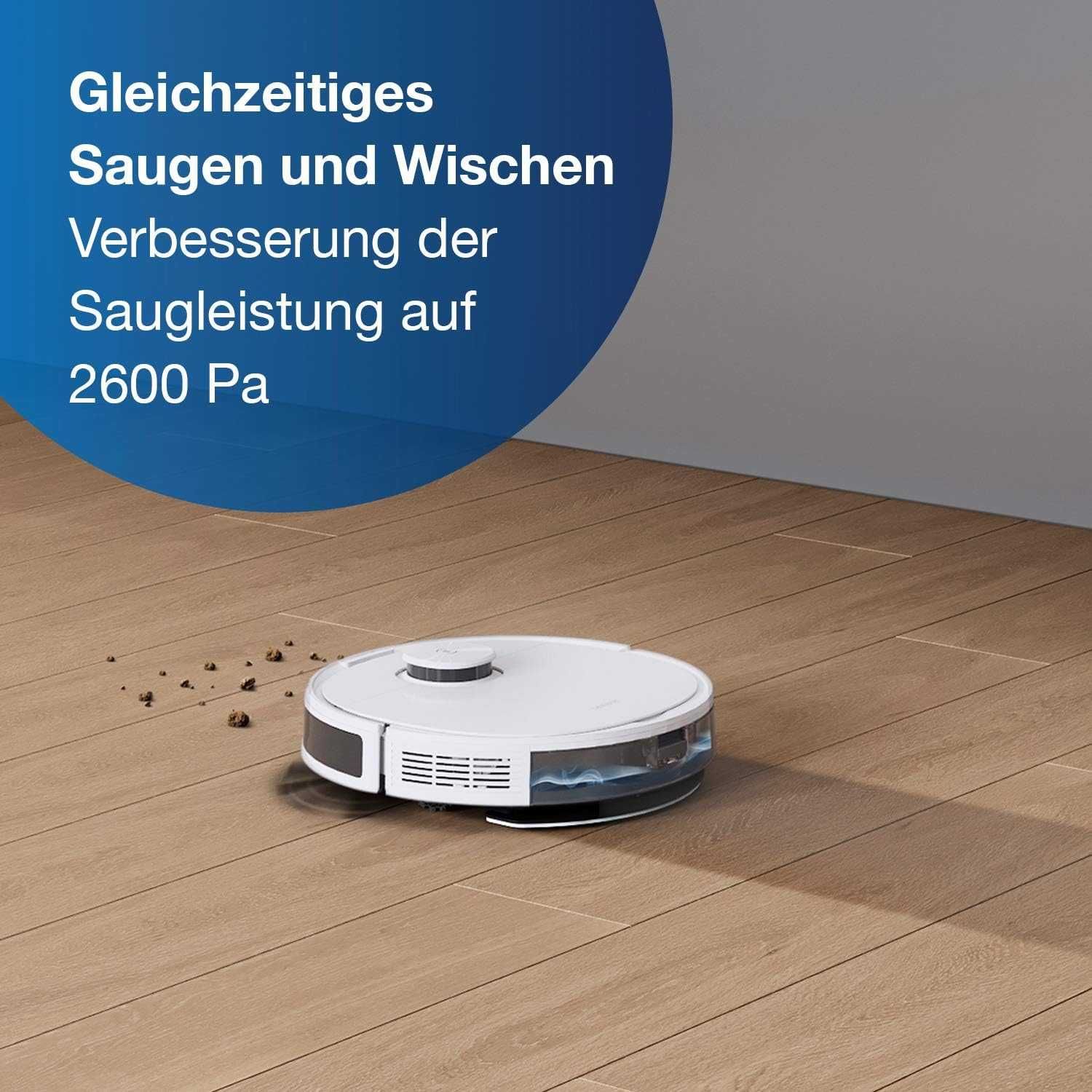 Робот прахосмукачка Ecovacs Deebot N8 PRO с моп 3D Navi WiFi 2600Pa