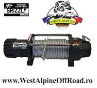 Troliu auto GRIZZLY WINCH 9500 lbs cablu otel (Forta: 4310 KG)