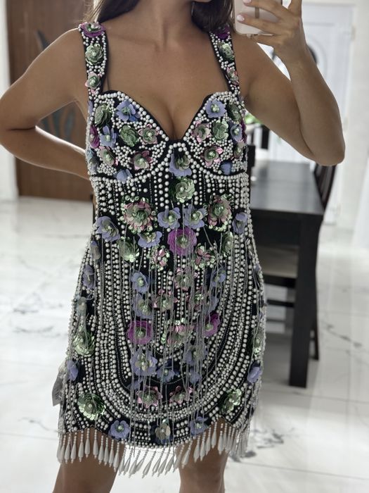 Rochie Asos Luxe bijuterie marimea 46