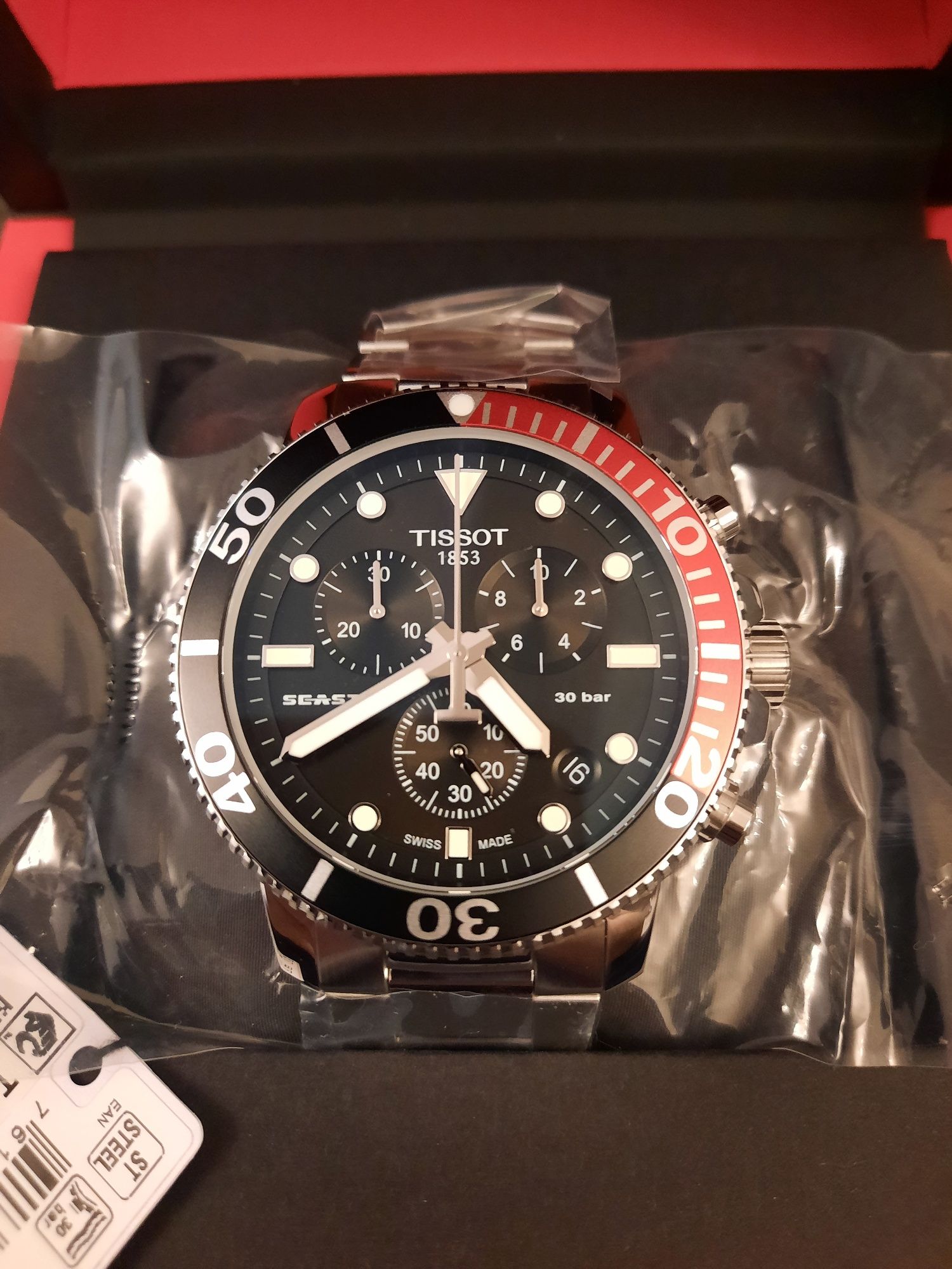 Tissot Seastar чисто нов с документи и карта за регистрация !