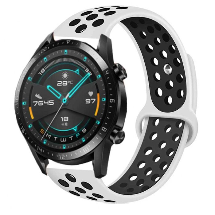 Curea silicon sport 20mm 22mm Samsung Galaxy Watch 5 6 7 Huawei GT 3 4