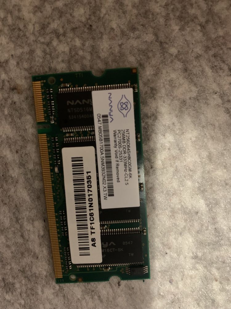 Ddr 512 ram , 256 ddr , pc laptop