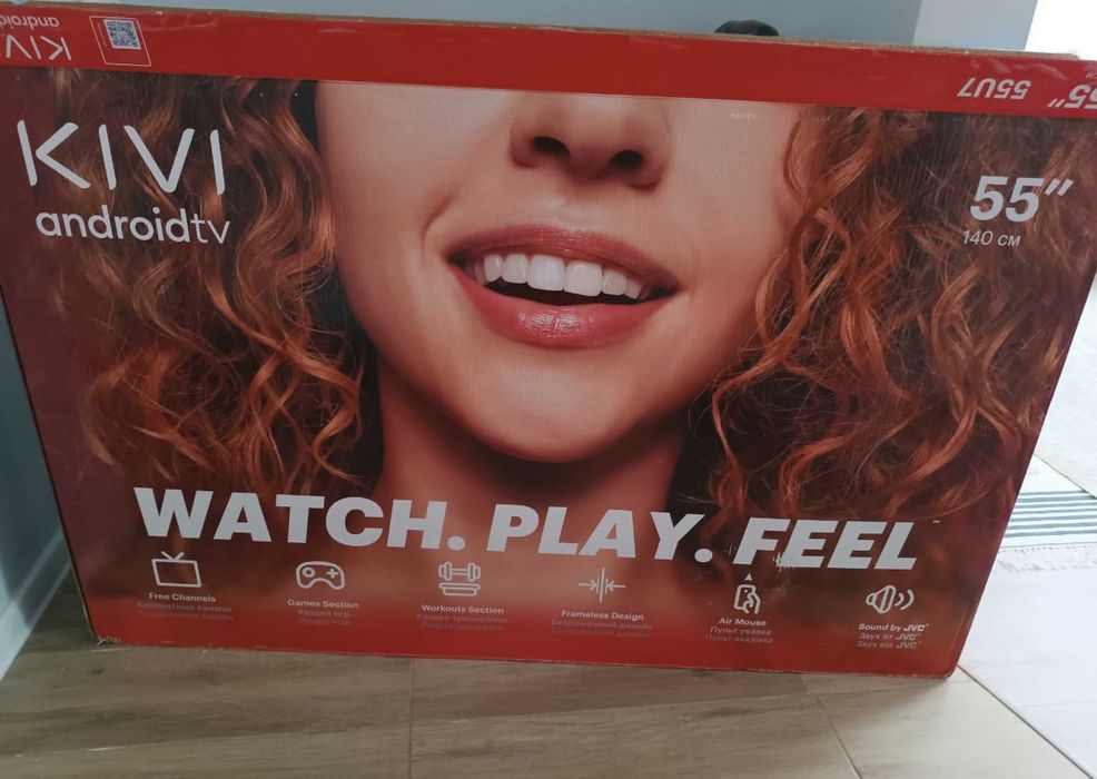 НОВЫЙ KiVi 140 см 4К smart tv  телевизор