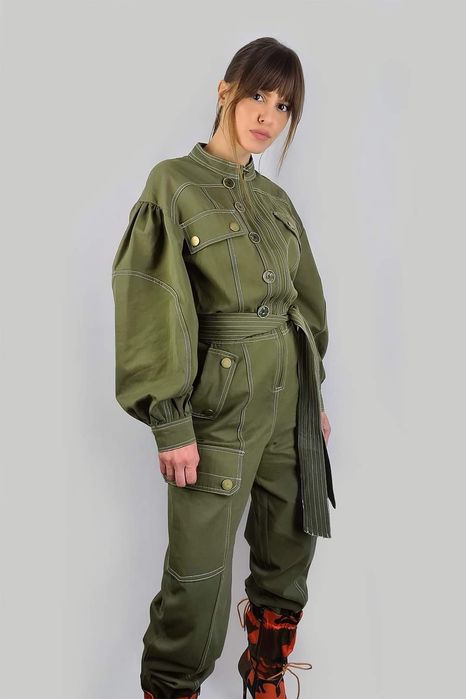 Salopeta de Blugi, Aviator Kaki Dama