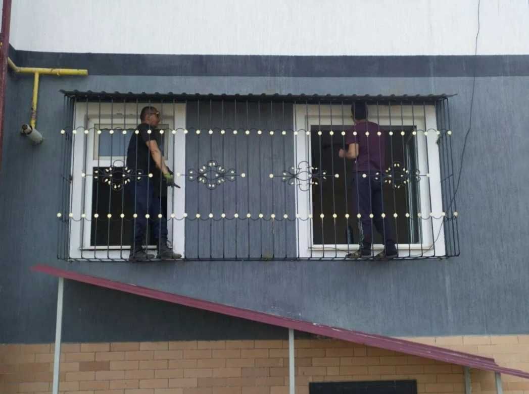 Решетки на окна     козырек panjara ришотка пирила rewotka навес kovka