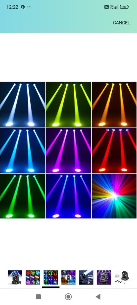 Moving head beam 120w nou