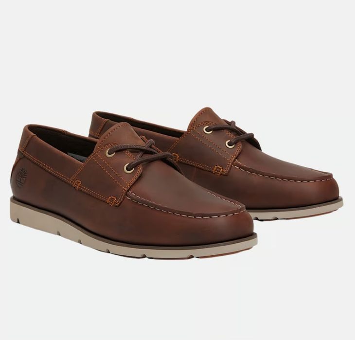 Кожаные топсайдеры Timberland