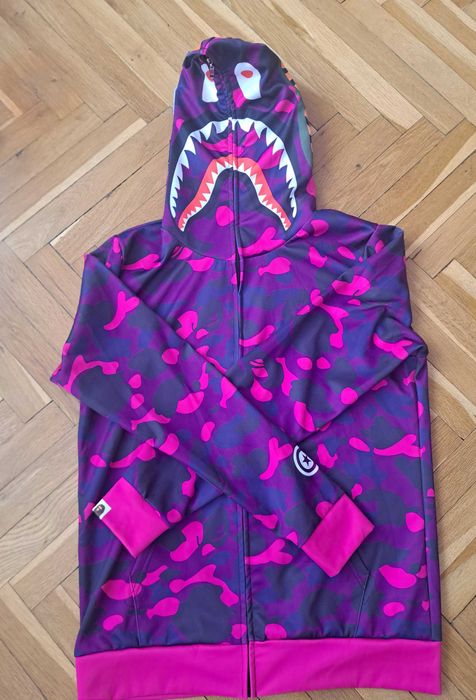 Bape purple hoodie