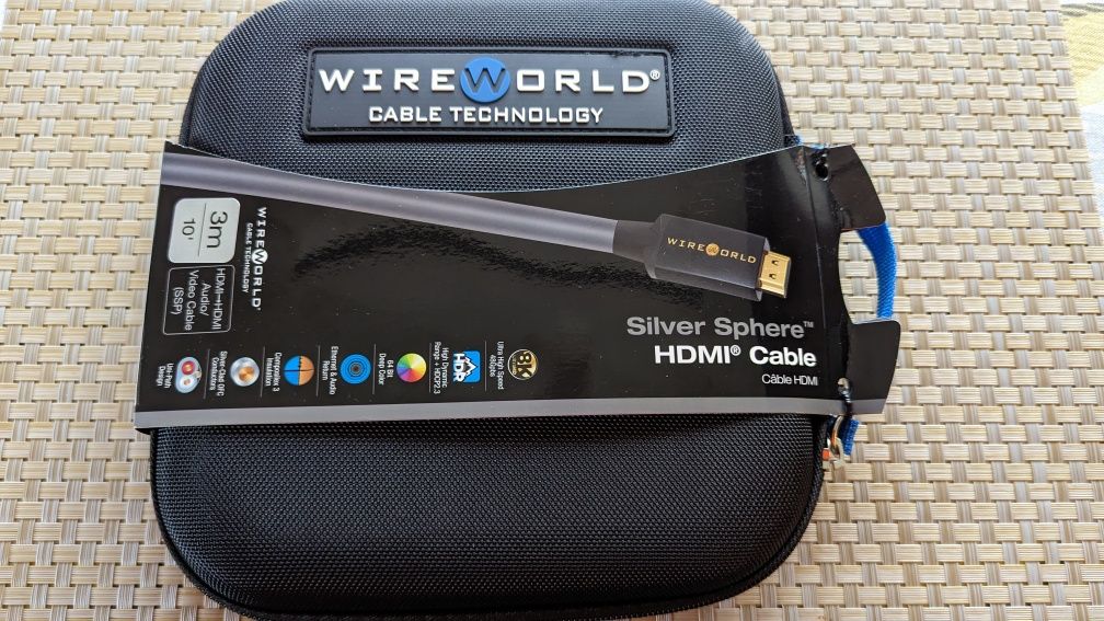 Wireworld Silver Sphere 48G HDMI Cable 3 Метра Като Нови 2 Броя