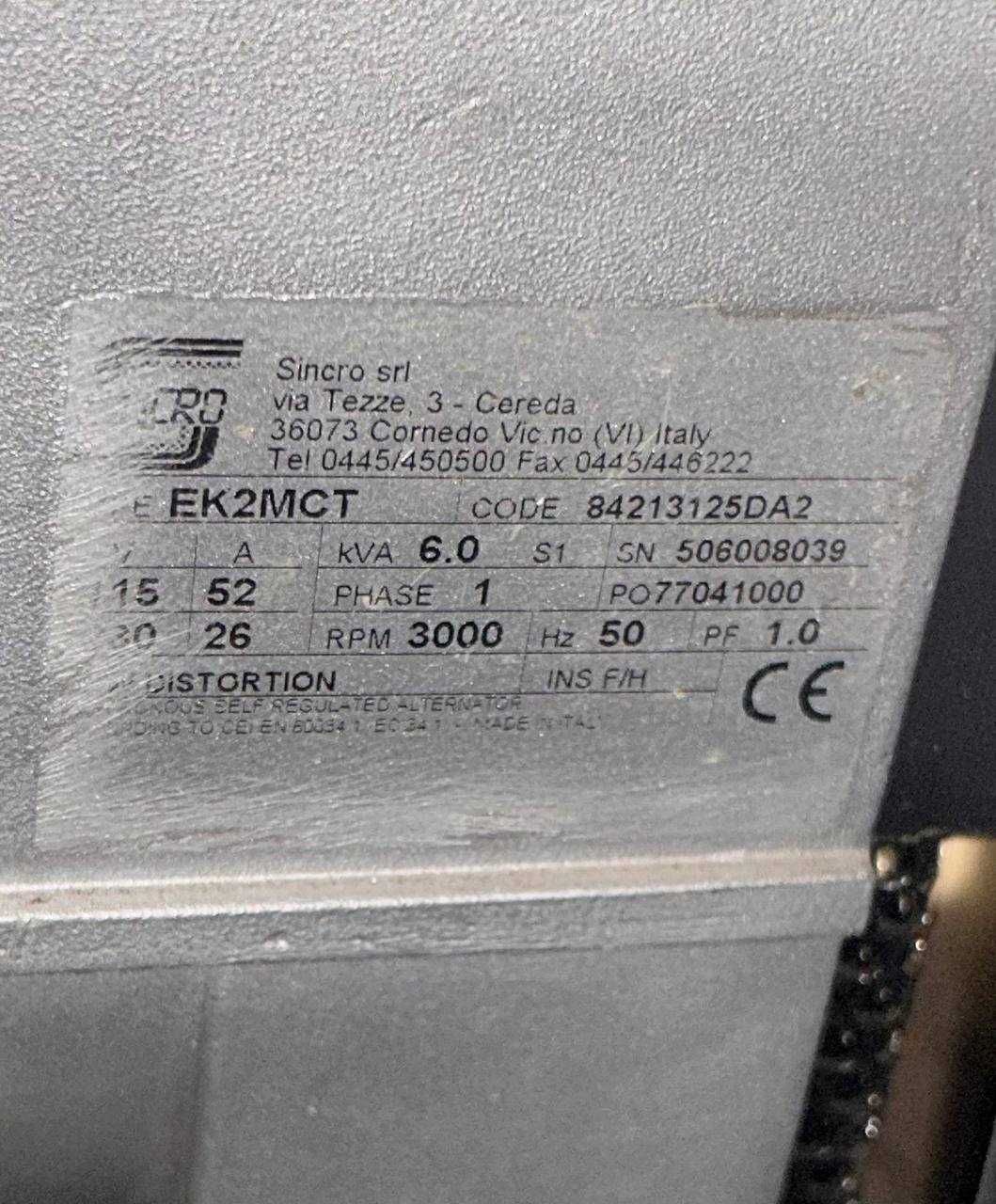 Vand generator Honda GX390, 13cp, genereaza 6kVA