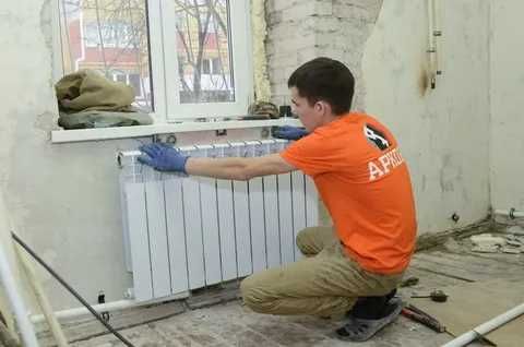 Замена радиаторов, установка радиаторов, замена батарей отопления