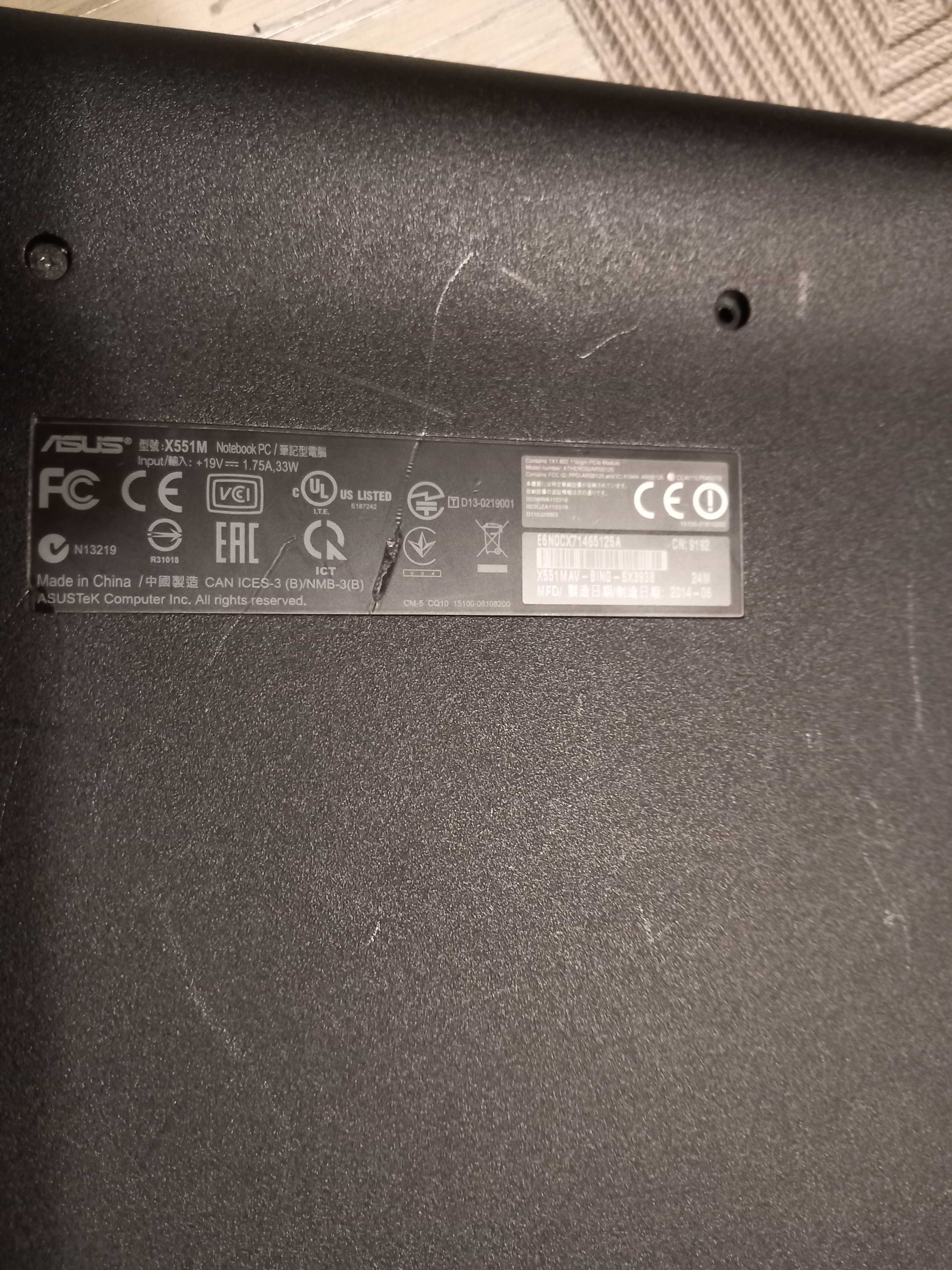 Лаптоп Asus X551M