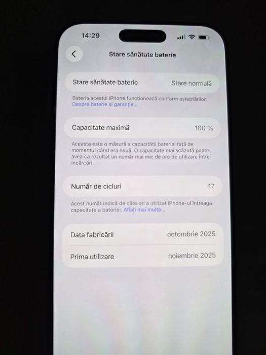 iPhone 17 Pro Max – 2TB, ca nou!