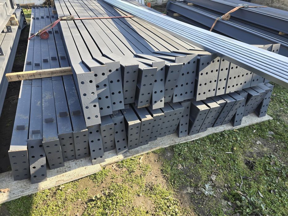Vand hale metalice structura completa diferite hale pe suruburi Montaj