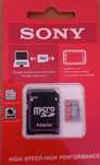Card memorie Sony 256 GB 4 k