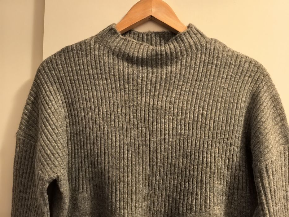 Rochie gri tricotată, călduroasă Pimkie