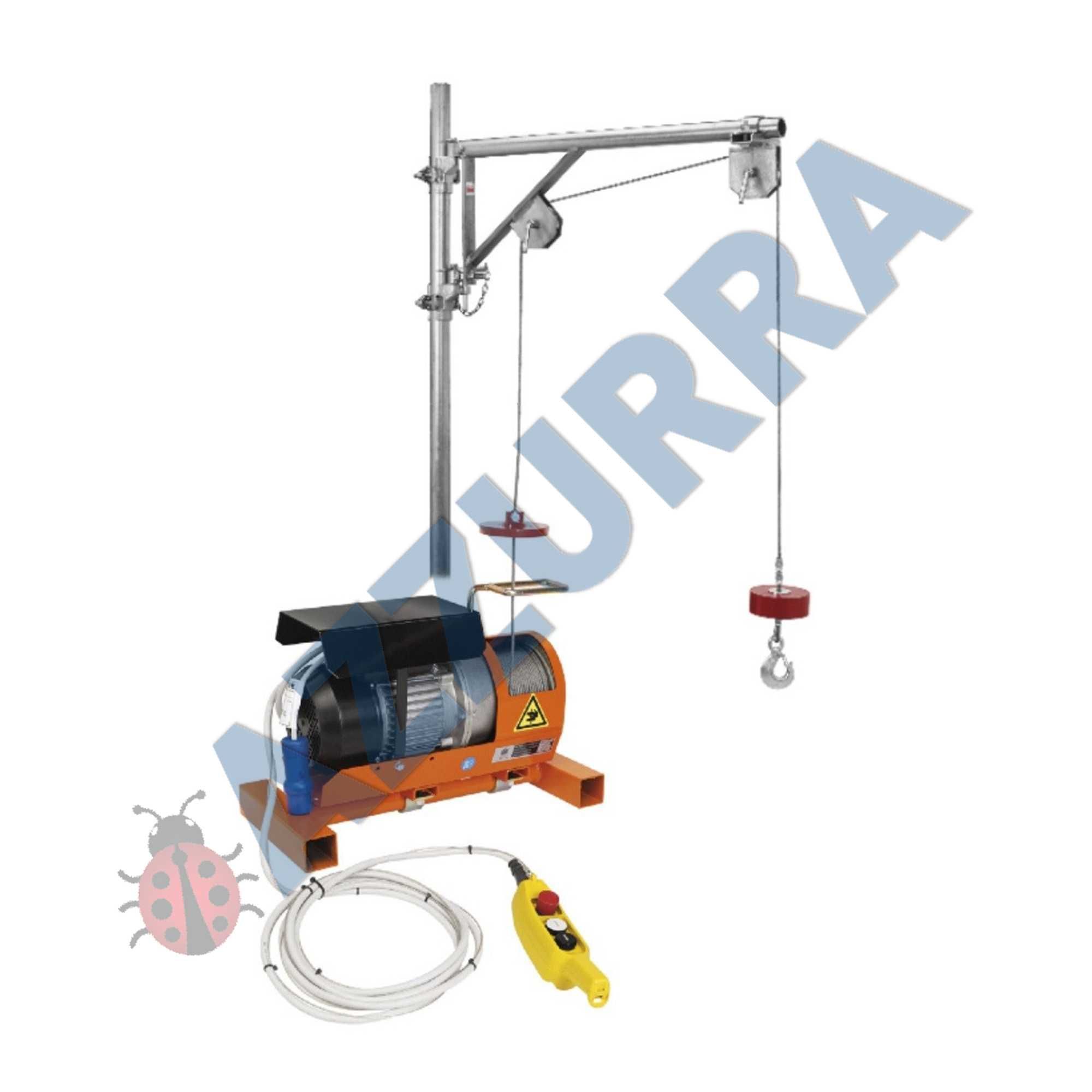 Electropalan tip macara 500 kg Monofazat cu cablu de 40 m