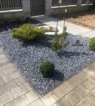 Piatra negru albăstrui granit decorativa gradina alei trotuar