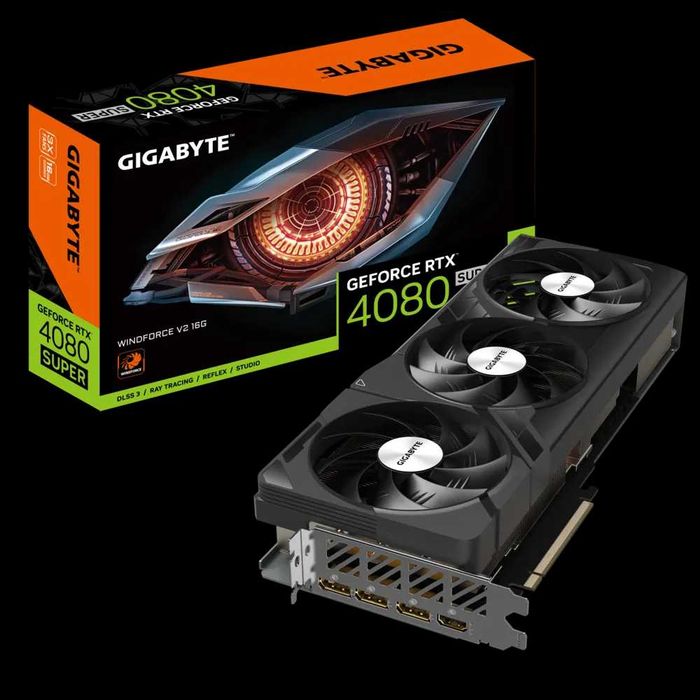 Placa video GIGABYTE GeForce RTX 4080 super windforce3 V2, 16GB GDDR6X