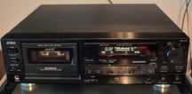 Caset deck Aiwa AD-F810, 3capete,2cabestan,curele noi