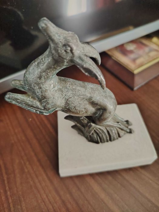 Statueta veche din bronz Art Deco