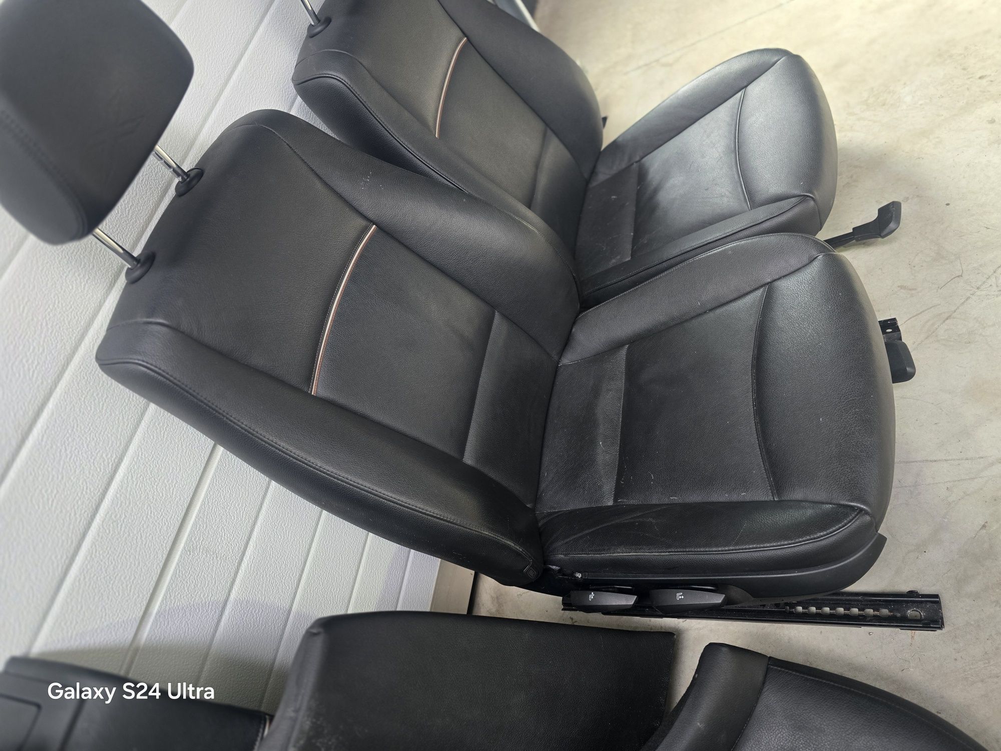 Interior piele neagra bmw x1 e84 cu incalzire complet