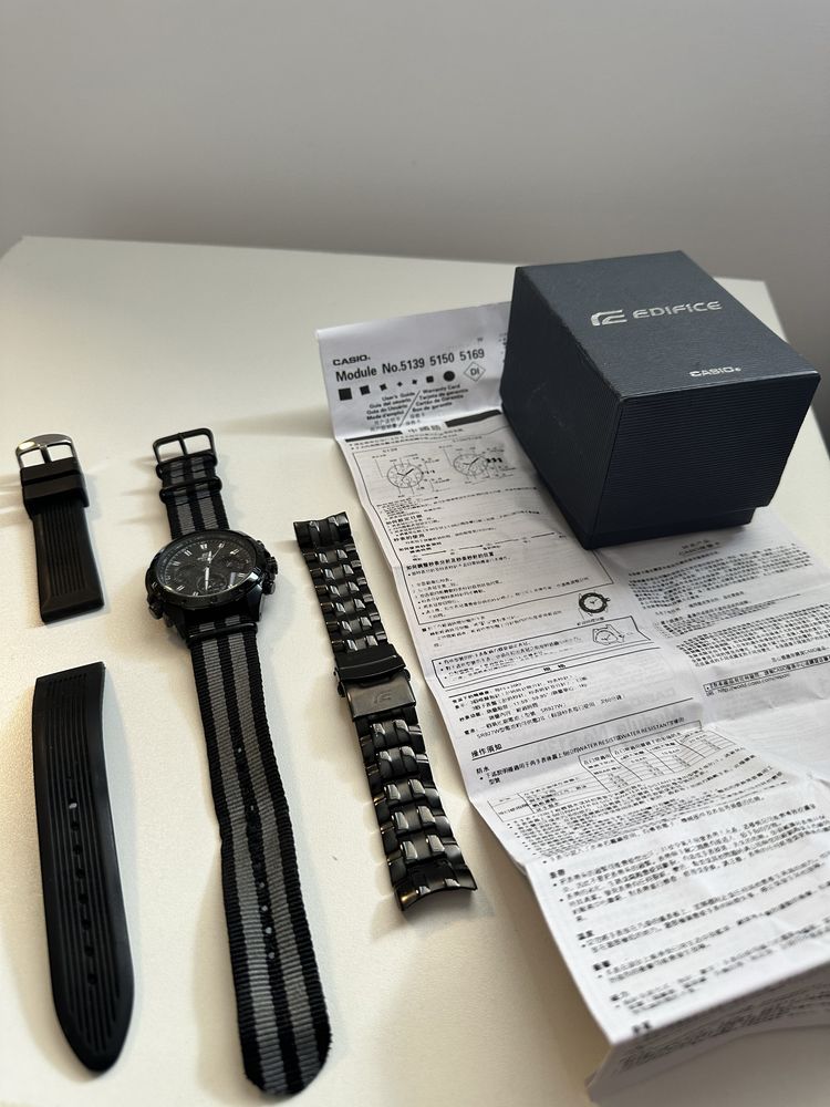 Casio Edifice Black Chronograph